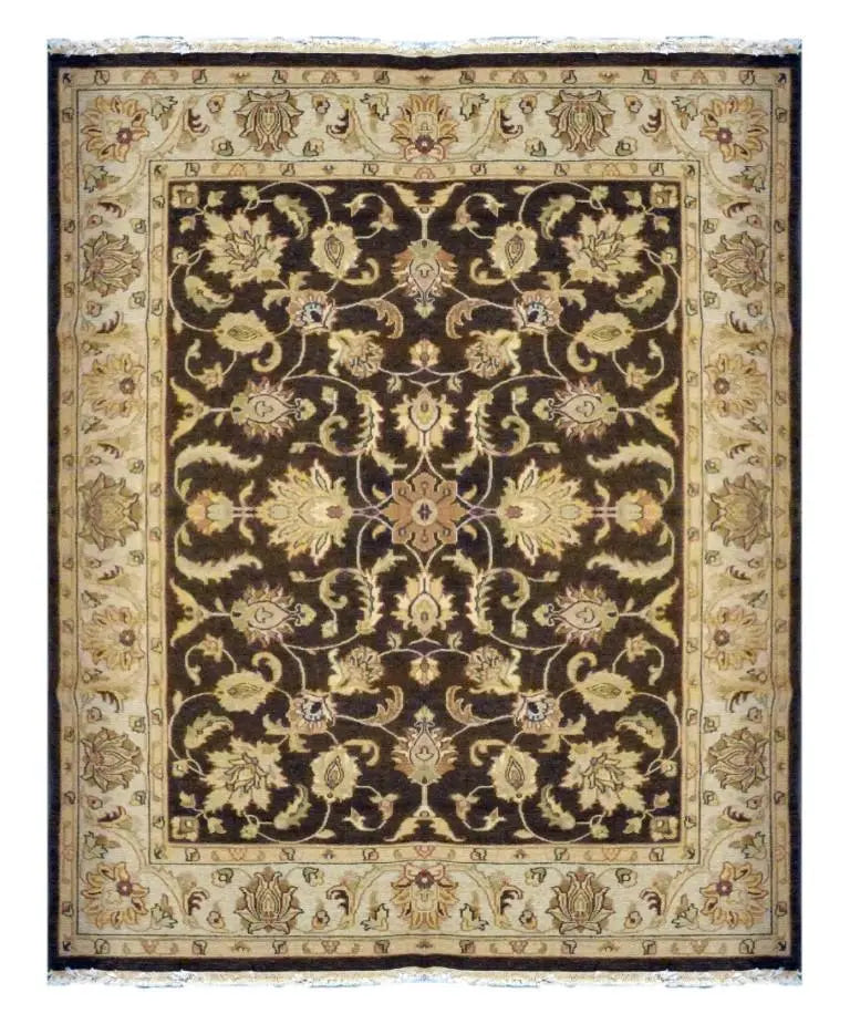 Indian Hand-Knotted Rug 8'11 X 6'10
