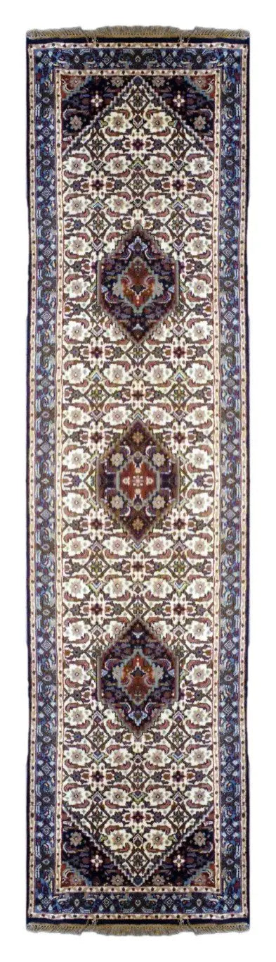 Indian Hand-Knotted Rug 9'10 X 2'8