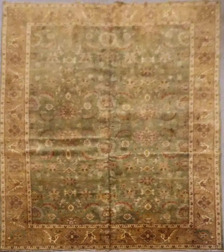 Indian Hand-Knotted Rug 9'10'' X 14'09"
