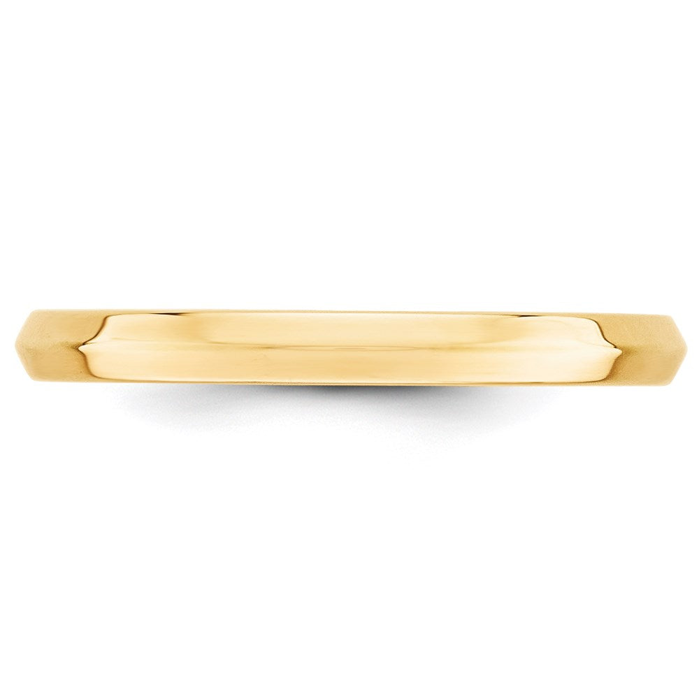 14KY 2.5mm Knife Edge Comfort Fit Band Size 4.5