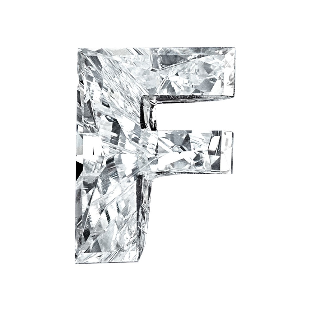 Lab Grown VS+, F+ 1.56ct 9mm Letter F Diamond