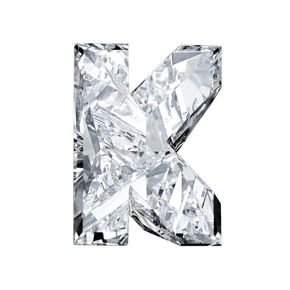 Lab Grown VS+, F+ 2.02ct 9mm Letter K Diamond