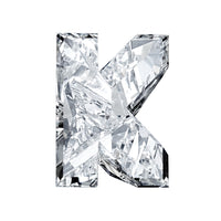 Lab Grown VS+, F+ 2.02ct 9mm Letter K Diamond
