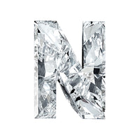 Lab Grown VS+, F+ 1.93ct 7mm Letter N Diamond