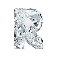 Lab Grown VS+, F+ 2.33ct 7mm Letter R Diamond