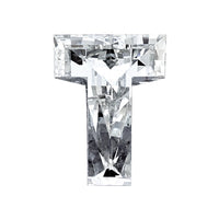 Lab Grown VS+, F+ 1.58ct 7mm Letter T Diamond
