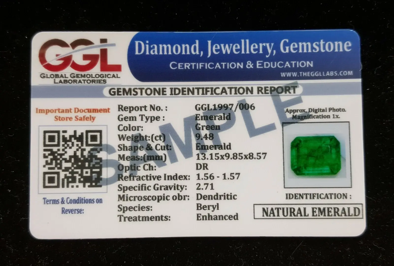 Loose Gemstone Natural Emerald 8-10 Ct 6 Pcs Lot Certified Colombian Emerald E76 ABC Jewelery