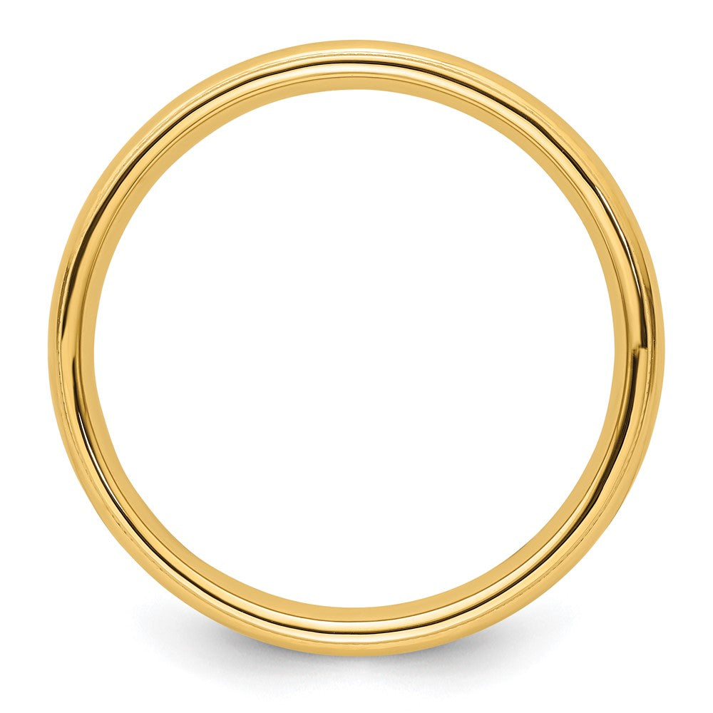 14KY 4mm Milgrain Comfort Fit Band Size 11.5