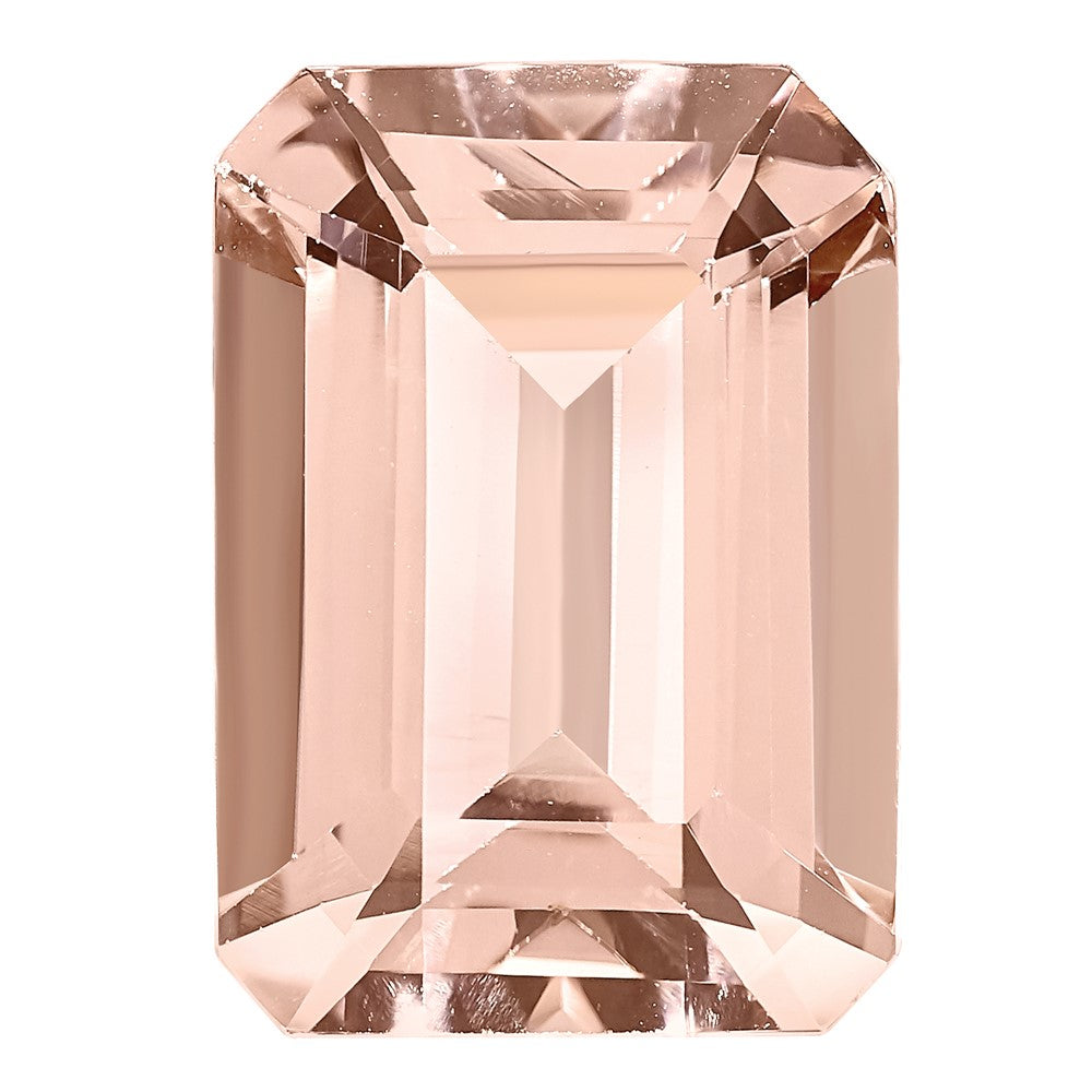 6x4mm Emerald Cut Morganite AA Quality