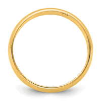 10KY 7mm LTW Milgrain Half Round Band Size 9.5