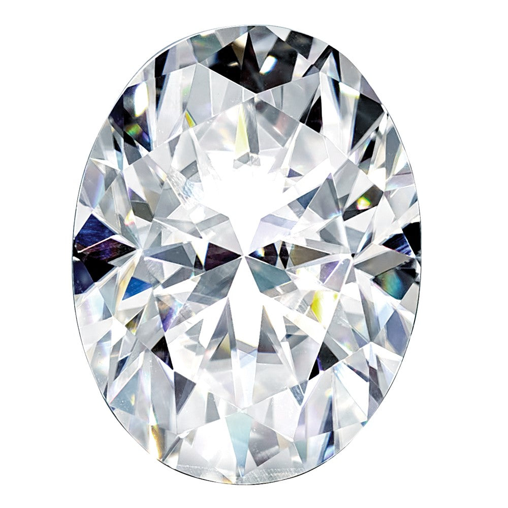 Lab Grown VS+, F+ 2/3ct Oval Diamond