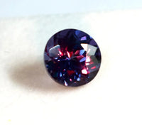 Natural 3-4 Ct Color Changing Alexandrite Round Cut Certified Loose Gem For Ring ABC Jewelries