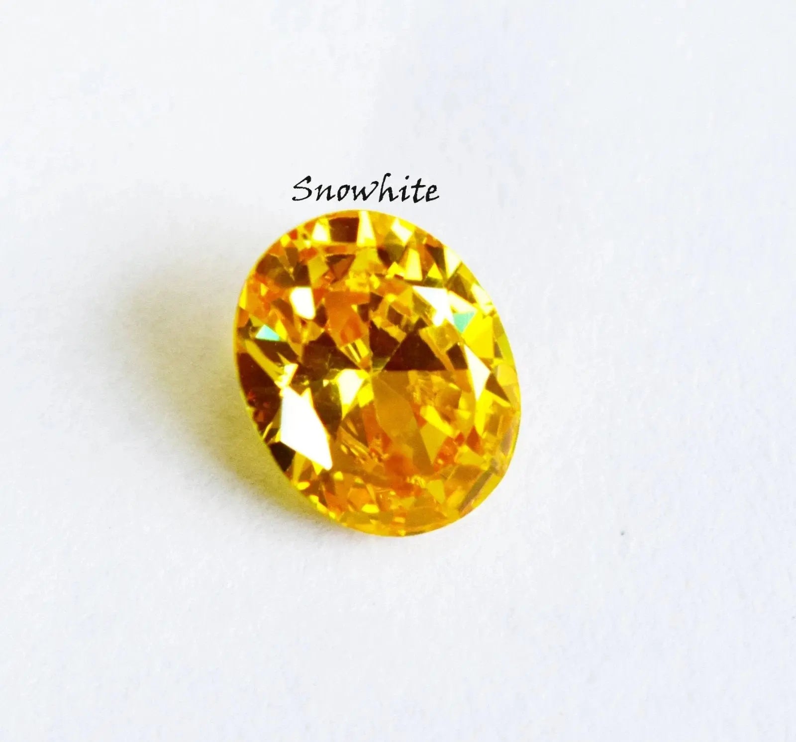 Natural 4-5 CT Yellow Sapphire Oval Cut Sri Lankan CGI Certified Loose Gemstone. ABC Jewelries