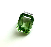 Natural 8Ct Green Tourmaline Emerald Cut Loose Gemstone Deep Green Faceted Stone ABC Jewelries