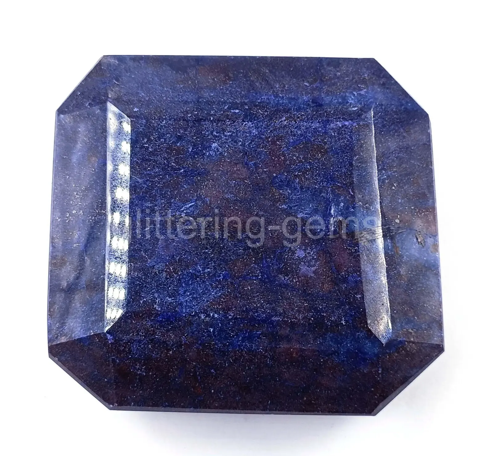 Natural BIG 3582.0 Ct African Blue Sapphire Emerald Cut IGL Loose Gemstone 5JSG ABC Jewelery