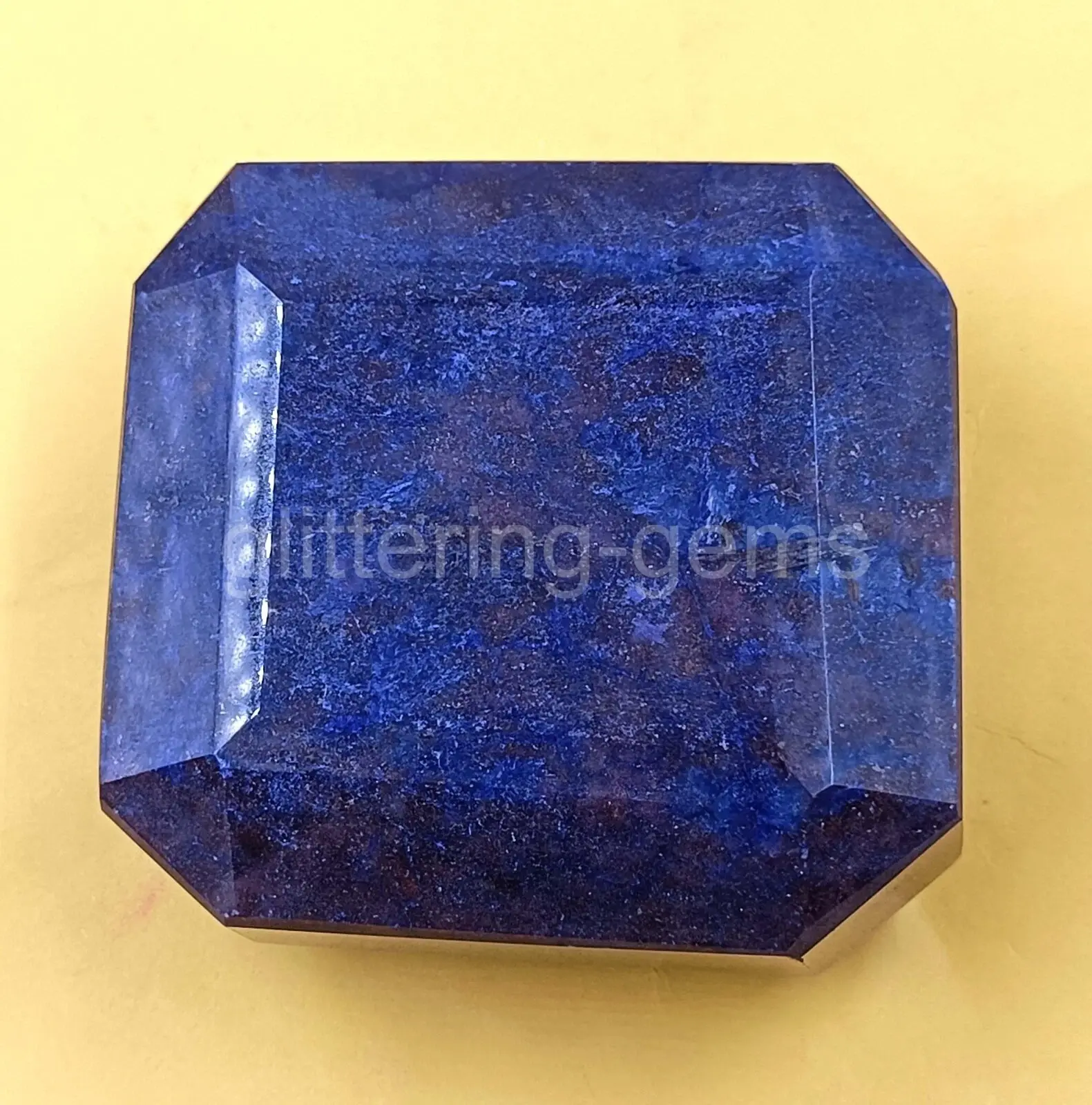 Natural BIG 3582.0 Ct African Blue Sapphire Emerald Cut IGL Loose Gemstone 5JSG ABC Jewelery