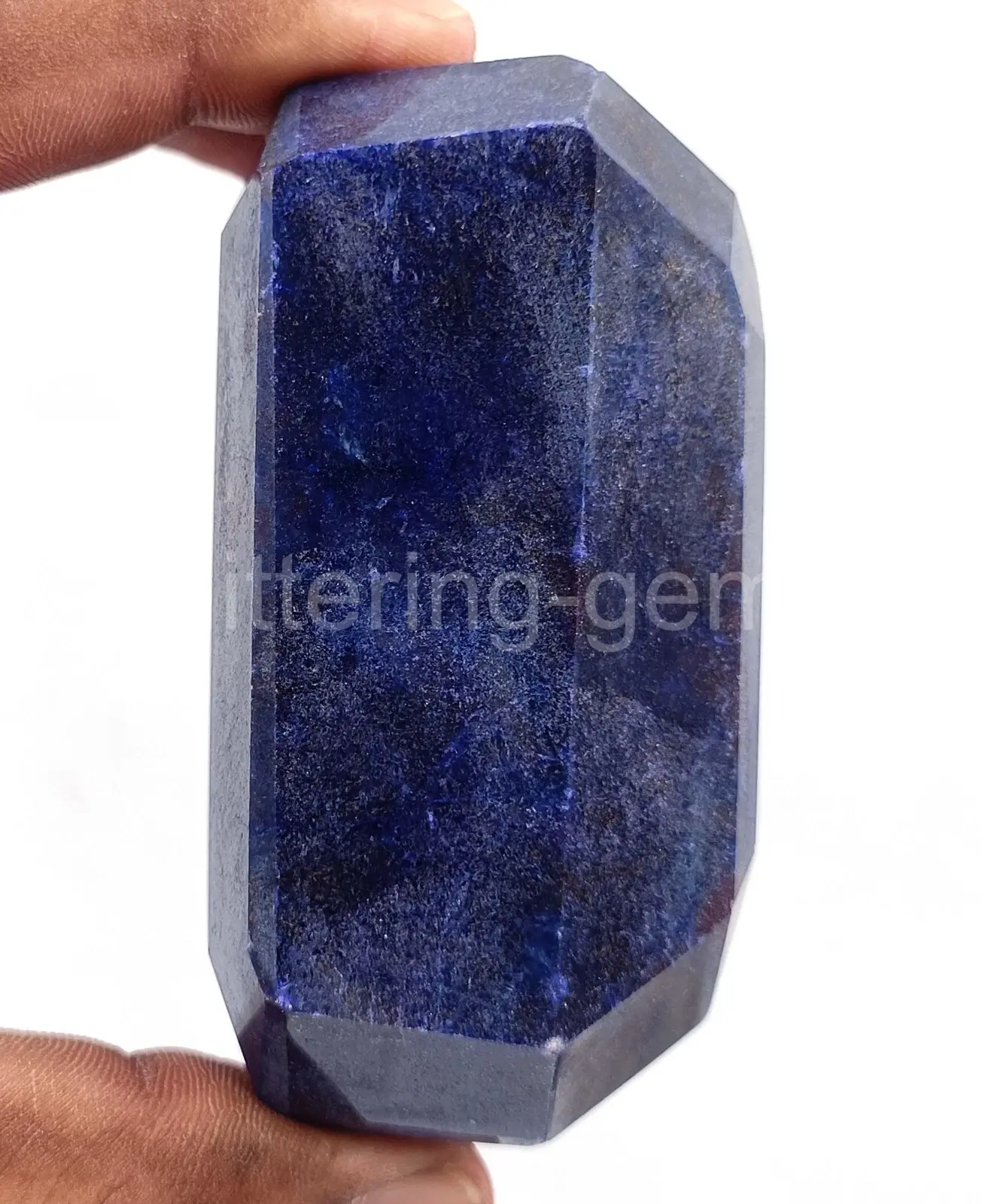 Natural BIG 3582.0 Ct African Blue Sapphire Emerald Cut IGL Loose Gemstone 5JSG ABC Jewelery