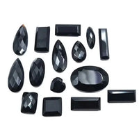 Natural Black Onyx Mix Cut Loose Gemstone Lot 58 Pcs 5-18 MM 100 CT ABC Jewelery