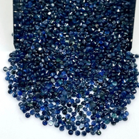 Natural Blue Sapphire 1.6mm Round Cut Calibrated Loose Gemstones Lot ABC Jewelery