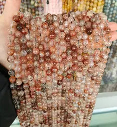 Natural Gemstone Loose Beads Necklace - Black gold super A - NO.229 ABC Jewelries