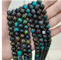 Natural Gemstone Loose Beads Necklace - Phoenix lapis - NO.194 ABC Jewelries
