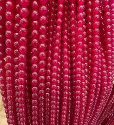 Natural Gemstone Loose Beads Necklace - Ruby - NO.213 ABC Jewelries