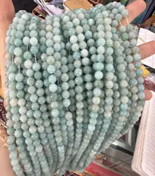Natural Gemstone Loose Beads Necklace - amazon stone A - NO.151 ABC Jewelries