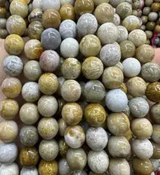 Natural Gemstone Loose Beads Necklace - coral jade - NO.224 ABC Jewelries