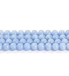 Natural Gemstone Loose Beads Necklace - dyed Angelite - NO.137 ABC Jewelries
