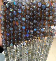 Natural Gemstone Loose Beads Necklace - labradorite A - NO.63 ABC Jewelries