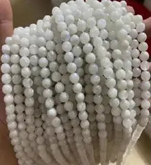 Natural Gemstone Loose Beads Necklace - moonstone - NO.144 ABC Jewelries