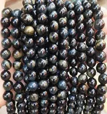 Natural Gemstone Loose Beads Necklace - natural blue tiger eye - NO.31 ABC Jewelries