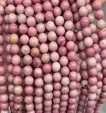 Natural Gemstone Loose Beads Necklace - rhodonite - NO.96 ABC Jewelries
