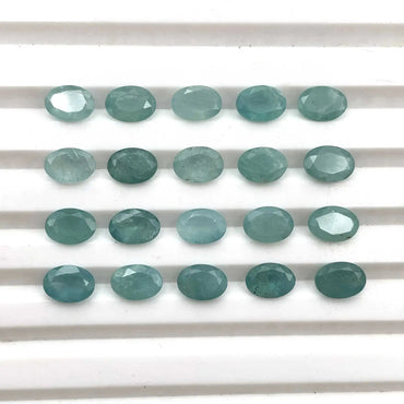 Natural Grandidierite Oval Cut Loose Gemstone Lot 14 Pcs 5*7 MM 10 CT ABC Jewelery