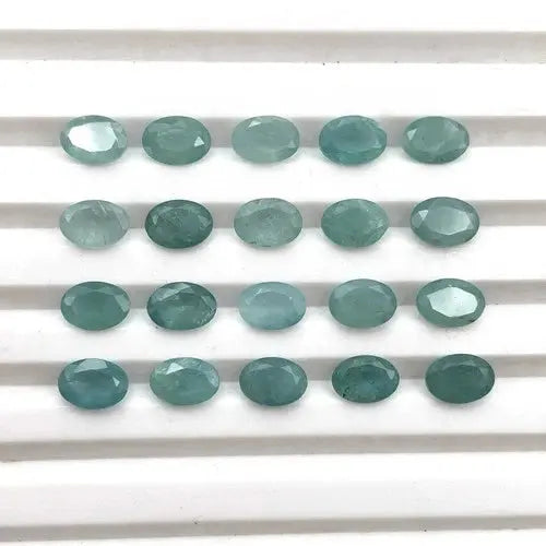 Natural Grandidierite Oval Cut Loose Gemstone Lot 14 Pcs 5*7 MM 10 CT ABC Jewelery