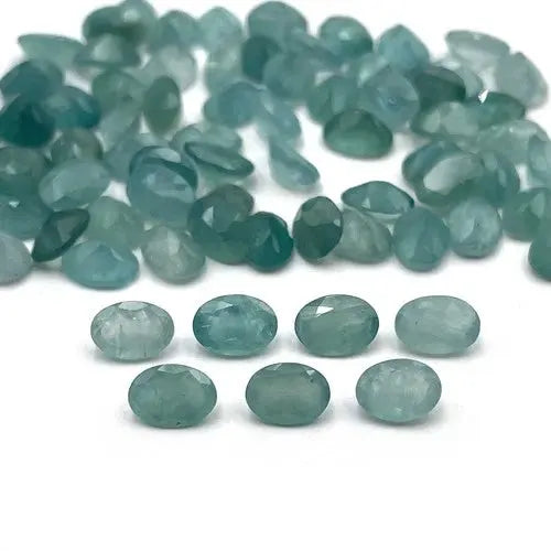 Natural Grandidierite Oval Cut Loose Gemstone Lot 14 Pcs 5*7 MM 10 CT ABC Jewelery