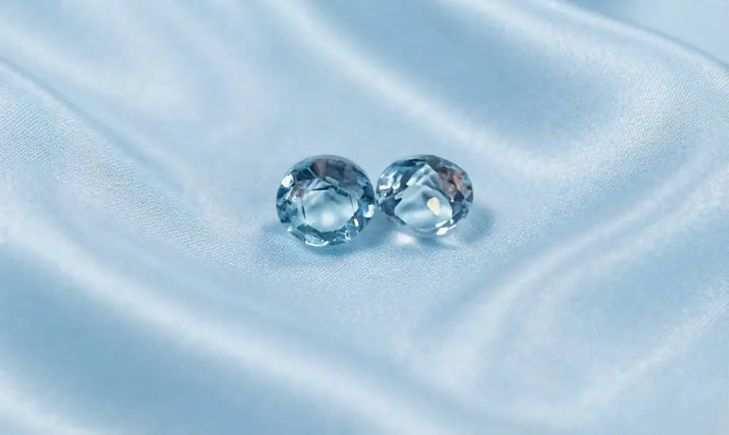 Natural Quality 2 Aquamarine Gemstones From Madagascar, Dimension 5 mm, Weight 0.80 CT, Shape Round cut, GEM-ABC-351