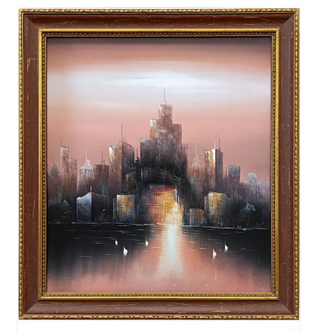 Landscape painting in the Impressionist style Approx. 16" x 19"