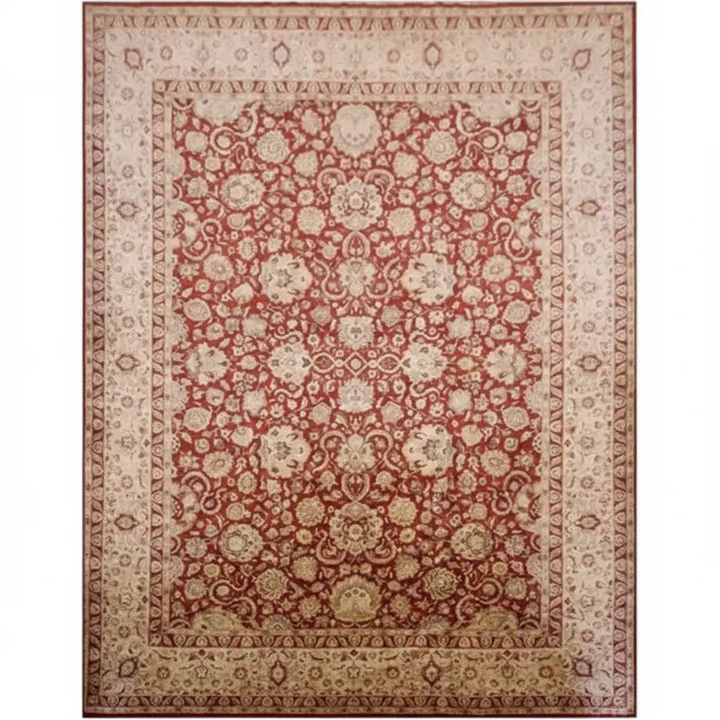 One Of The Kind Afghani Hand-Knotted Rug 13'8" x 18'9" zandirugs
