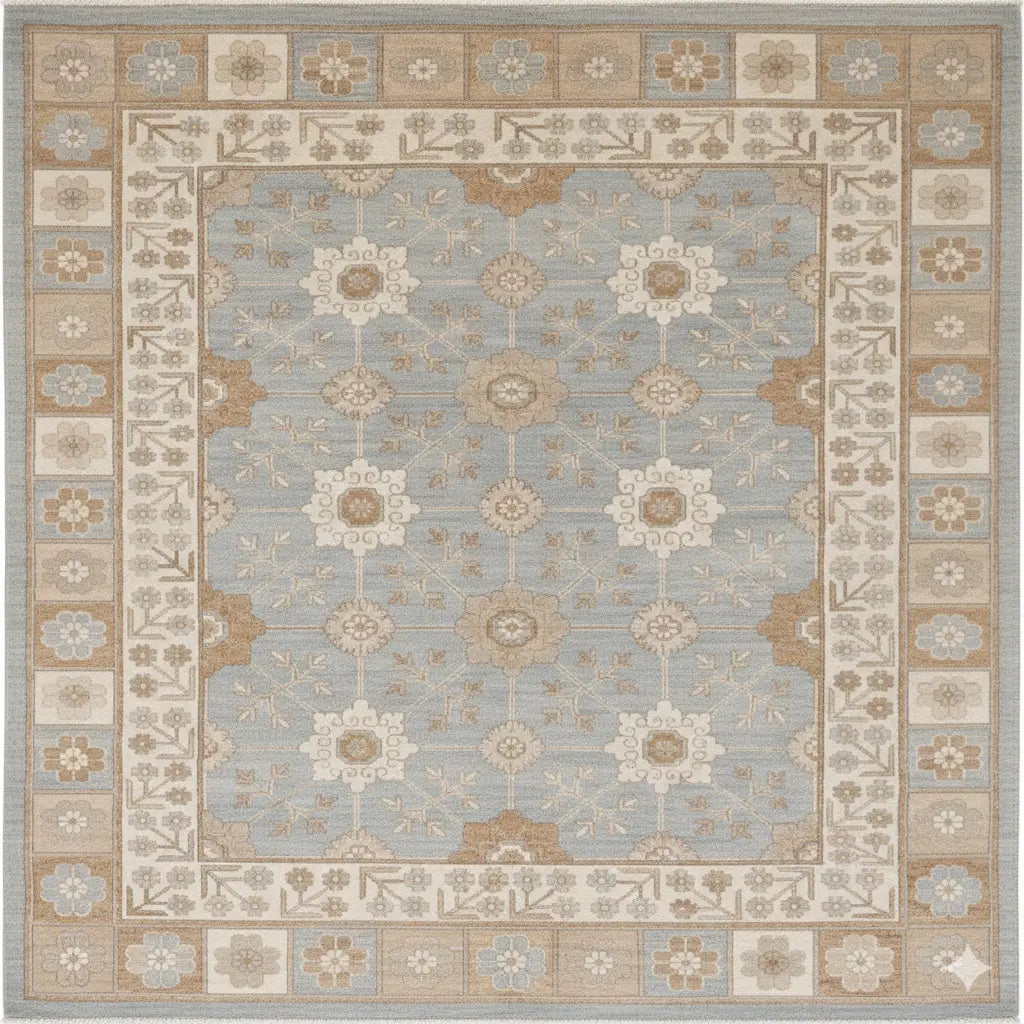 One Of The Kind Afghani Khotan Rug 10' x 7'9" zandirugs
