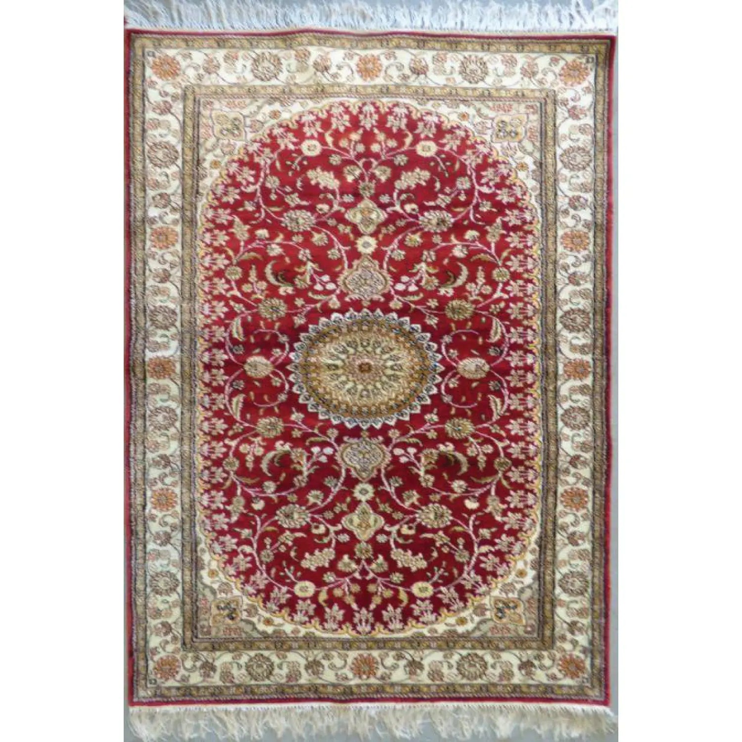 One Of The Kind Hand Made Turkish Silk design rugs size 5' x 3' Abc-Silk-TK005 ABC Rugs Kilims