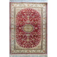 One Of The Kind Hand Made Turkish Silk design rugs size 5' x 3' Abc-Silk-TK005 ABC Rugs Kilims