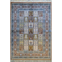 One Of The Kind Hand Made Turkish Silk design rugs size 6' x 4' Abc-Silk-TK001 ABC Rugs Kilims