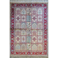 One Of The Kind Hand Made Turkish Silk design rugs size 6' x 4' Abc-Silk-TK002 ABC Rugs Kilims