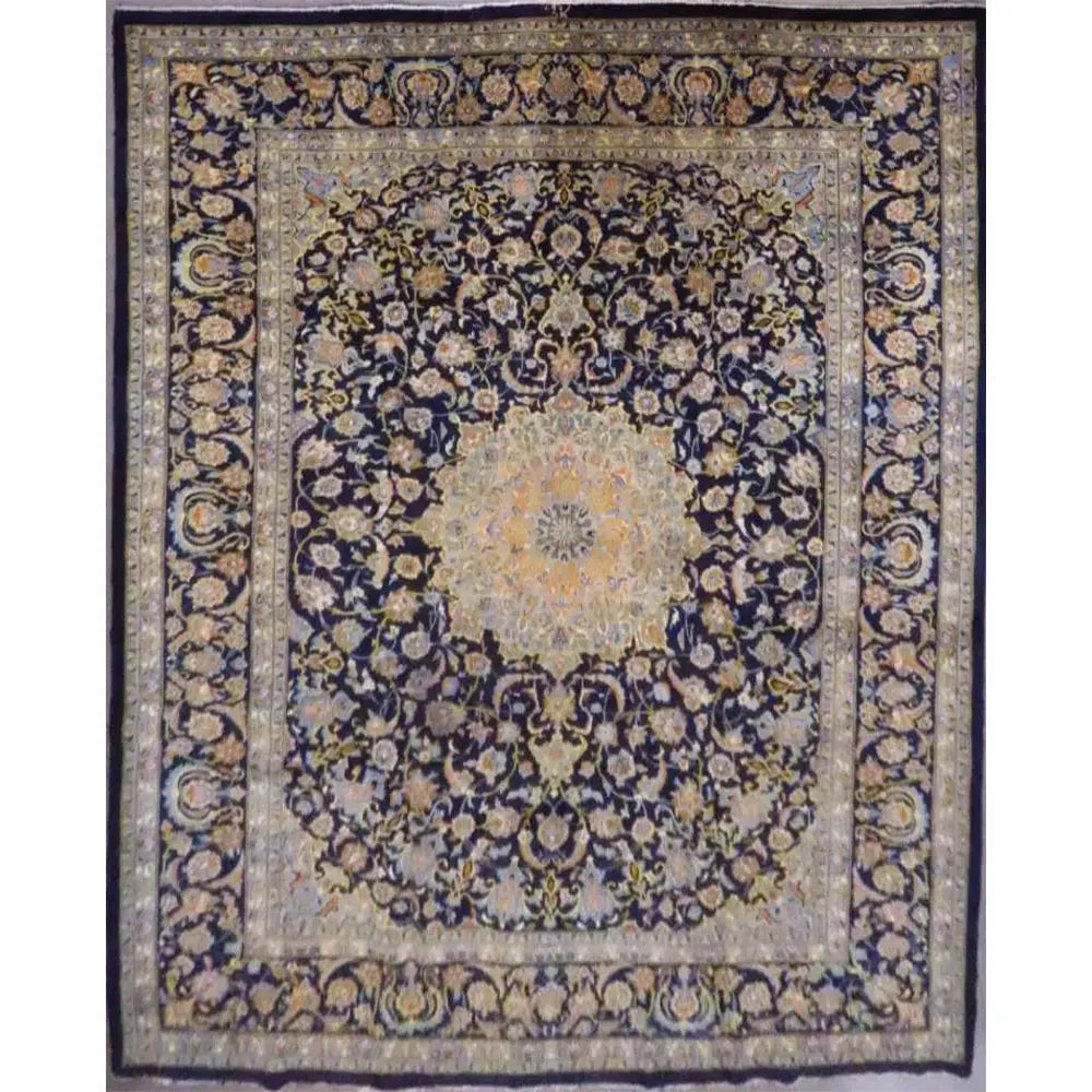 One Of The Kind Persian Kashan Rug 10'0" x 12'3" zandirugs