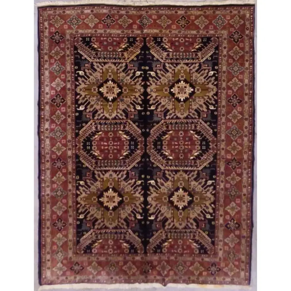 One Of The Kind Persian Tabriz Rug 9'6" x 6'7" zandirugs