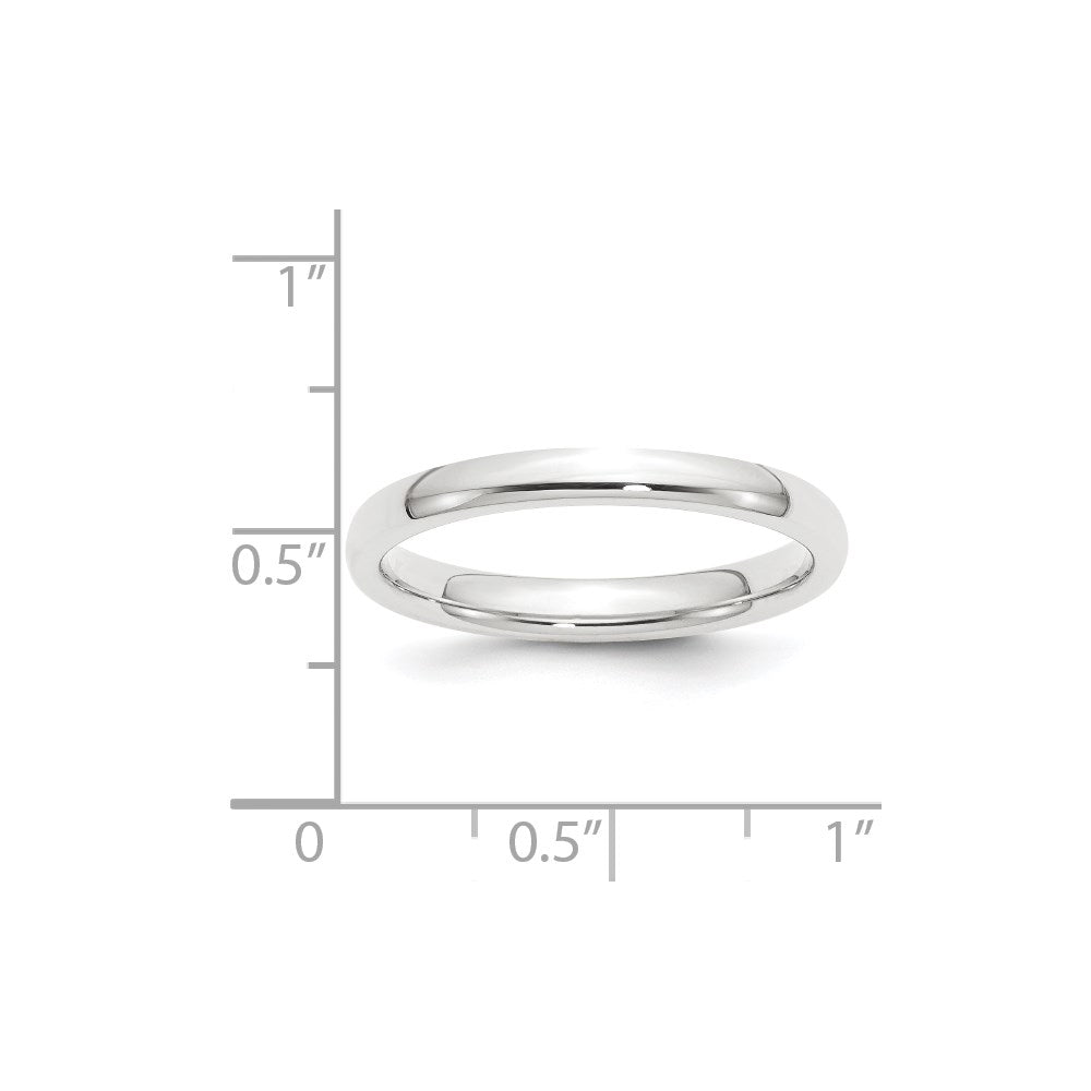 Platinum 2.5mm Comfort-Fit Wedding Band