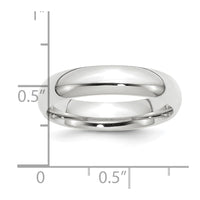 Platinum 5mm Comfort-Fit Wedding Band