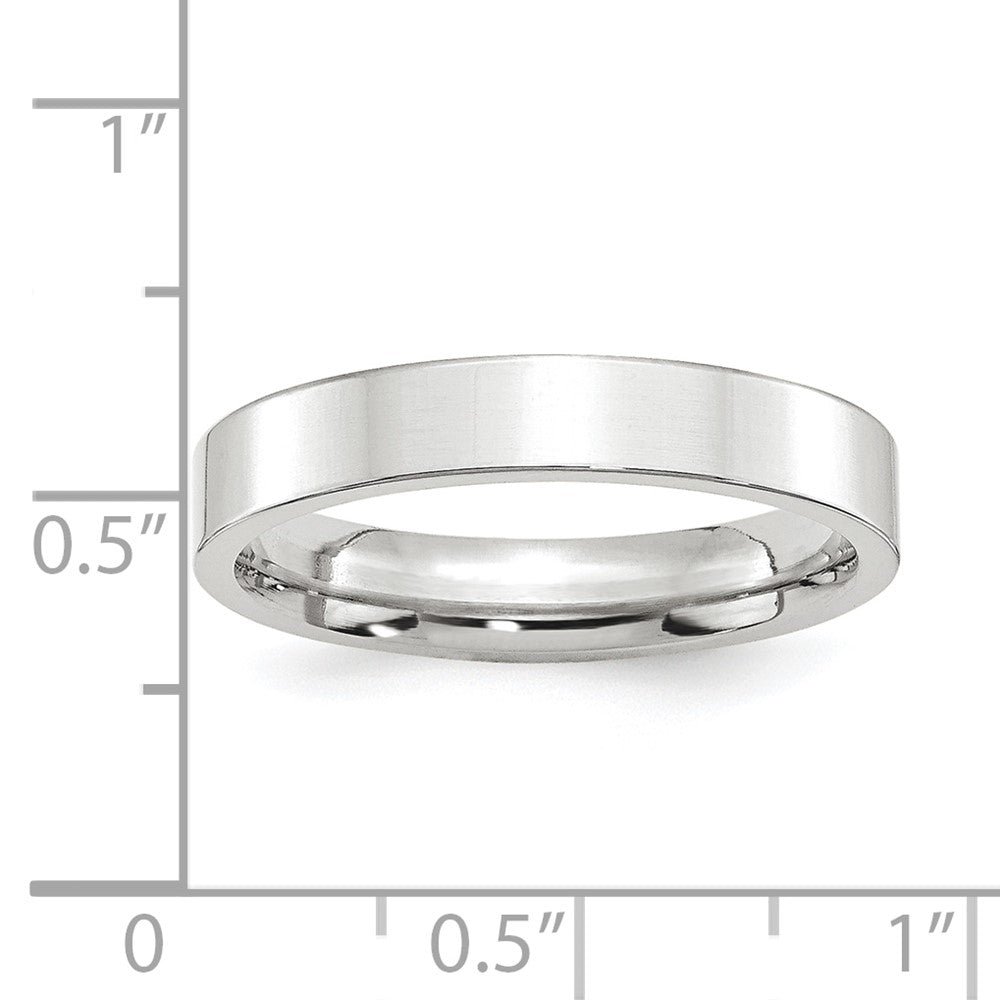 Platinum 4mm Flat Size 12 Wedding Band