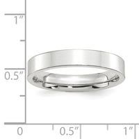 Platinum 4mm Flat Size 12 Wedding Band